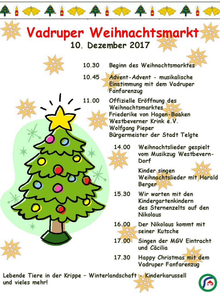 2017-11-19 Weihnachtsmarkt 2017 Plakat m. Programm
