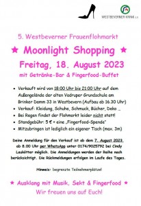 Flyer Frauenflohmarkt 2023