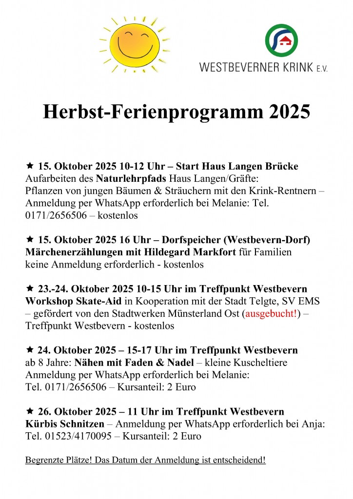 Herbstferien