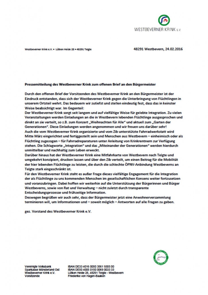 Pressemitteilung Krink 24.2.2016