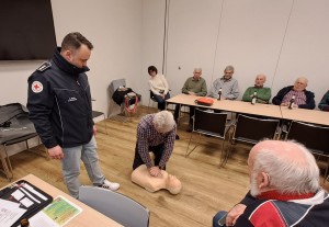 Sogar Chef Helmut durfte zeigen, dass er Druck machen kann