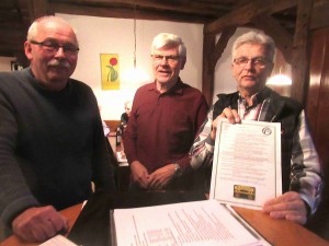 Albert Muhmann, Josef Sickmann und Helmut Kampelmann am 02.12.2025